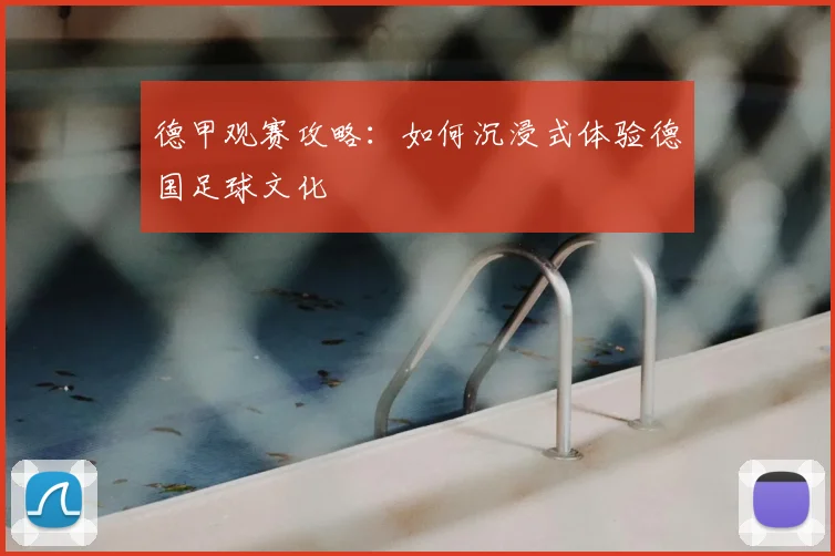 德甲观赛攻略：如何沉浸式体验德国足球文化