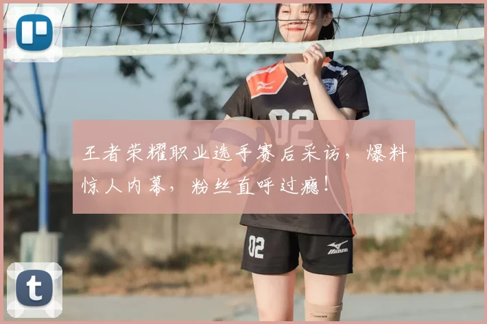 王者荣耀职业选手赛后采访,爆料惊人内幕,粉丝直呼过瘾!